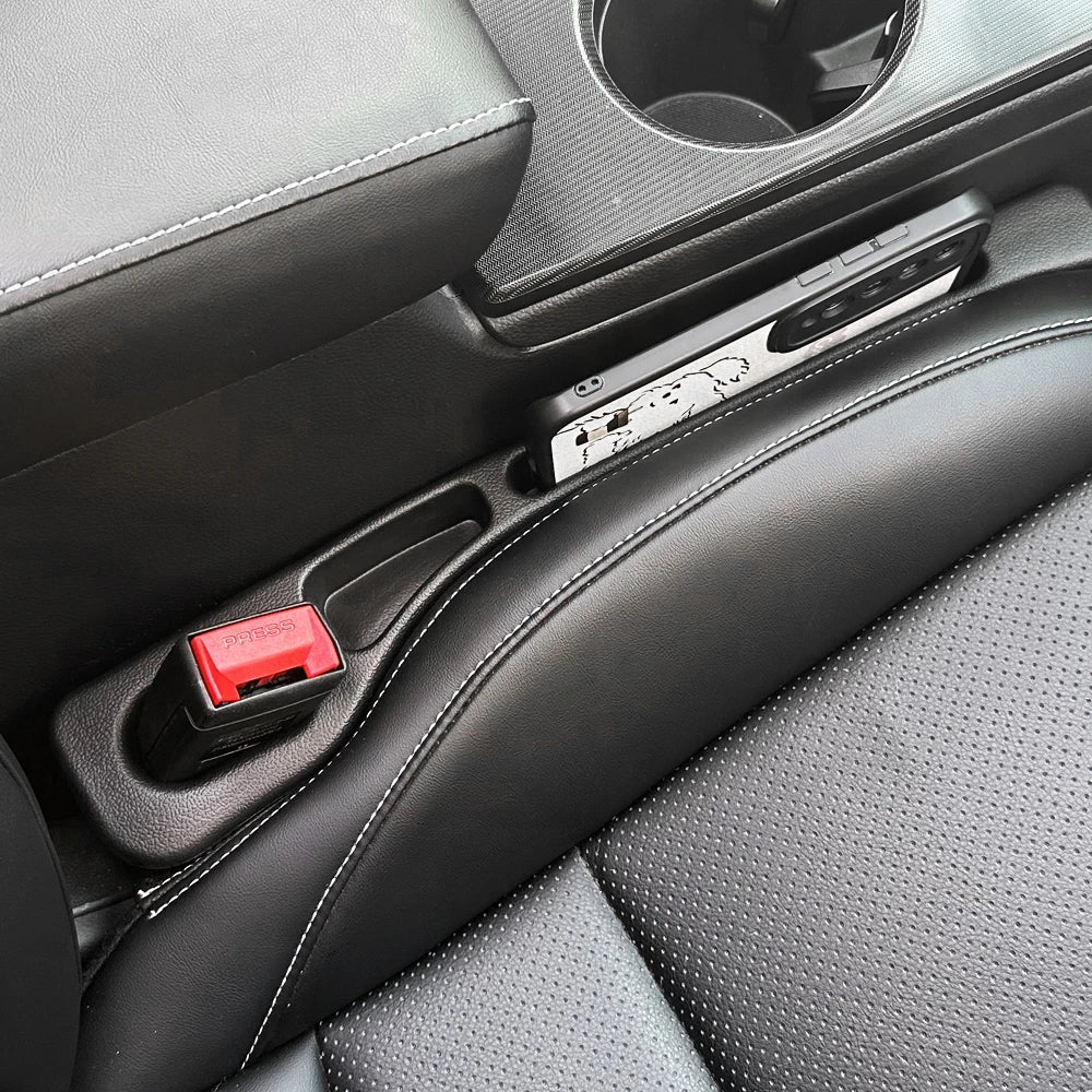 2PCS Universal Car Seat Gap Filler Crevice Storage Box Console Organizer Interior Decoration Auto Accessories