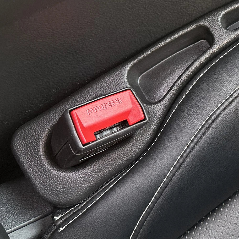 2PCS Universal Car Seat Gap Filler Crevice Storage Box Console Organizer Interior Decoration Auto Accessories